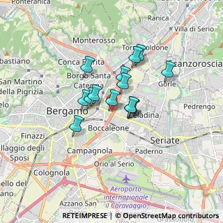 Mappa Via Borgo Palazzo, 24125 Bergamo BG, Italia (1.15786)