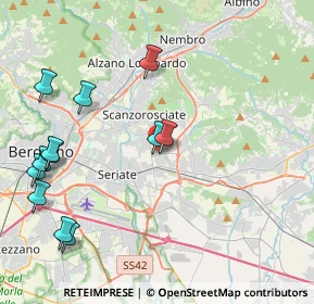 Mappa Via Cattaneo, 24066 Pedrengo BG, Italia (5.15154)
