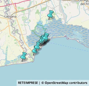 Mappa Viale Italia, 33054 Lignano Sabbiadoro UD, Italia (3.36909)