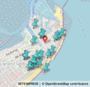 Mappa Viale Italia, 33054 Lignano Sabbiadoro UD, Italia (0.4285)