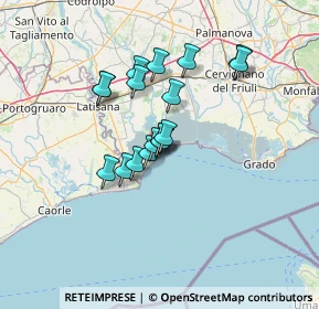 Mappa Viale Italia, 33054 Lignano Sabbiadoro UD, Italia (10.16294)