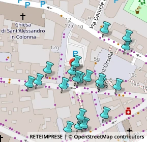 Mappa Via Sant'Orsola, 24122 Bergamo BG, Italia (0.0635)