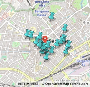 Mappa Via Sant'Orsola, 24122 Bergamo BG, Italia (0.314)