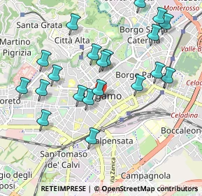 Mappa Largo Porta Nuova, 24122 Bergamo BG, Italia (1.031)