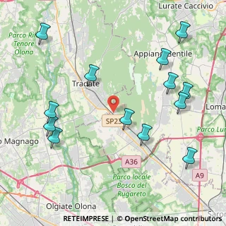 Mappa Via Leonardo da Vinci, 22070 Locate Varesino CO, Italia (4.94077)
