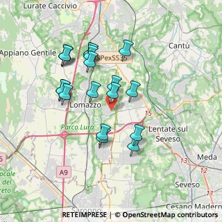 Mappa Via Cavour, 22070 Bregnano CO, Italia (3.36842)
