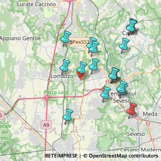 Mappa Via Cavour, 22070 Bregnano CO, Italia (4.075)