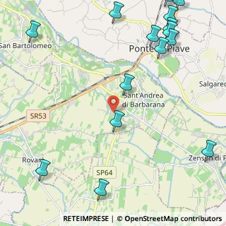 Mappa Via Partisioni, 31048 San Biagio di Callalta TV, Italia (3.21333)