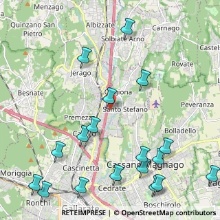 Mappa Via Giacomo Matteotti, 21044 Cavaria Con Premezzo VA, Italia (2.87222)