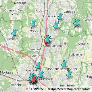 Mappa Via Giacomo Matteotti, 21044 Cavaria Con Premezzo VA, Italia (2.9435)