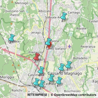 Mappa Via Giacomo Matteotti, 21044 Cavaria Con Premezzo VA, Italia (2.63636)