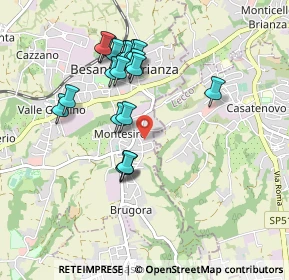 Mappa Via Giosuè Borsi, 20842 Besana In Brianza MB, Italia (0.8605)