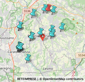 Mappa Via Giosuè Borsi, 20842 Besana In Brianza MB, Italia (3.86)