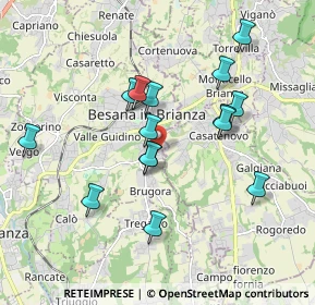 Mappa Via Papa Giovanni XXIII, 20842 Besana In Brianza MB, Italia (1.71867)
