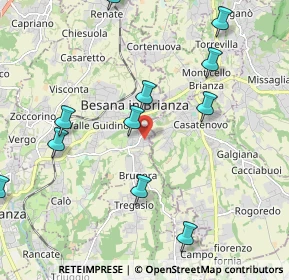 Mappa Via Papa Giovanni XXIII, 20842 Besana In Brianza MB, Italia (2.37727)