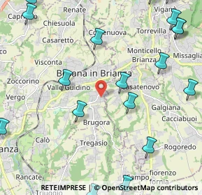 Mappa Via Papa Giovanni XXIII, 20842 Besana In Brianza MB, Italia (3.1805)