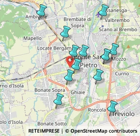 Mappa Via G. Pascoli, 24030 Presezzo BG, Italia (1.83231)