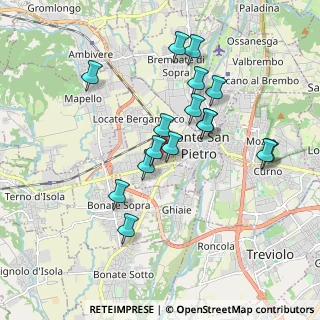 Mappa Via G. Pascoli, 24030 Presezzo BG, Italia (1.66938)