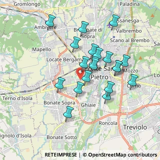 Mappa Via G. Pascoli, 24030 Presezzo BG, Italia (1.663)