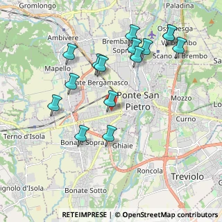 Mappa Via G. Pascoli, 24030 Presezzo BG, Italia (2.08867)