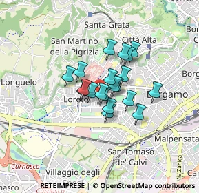 Mappa 24128 Bergamo BG, Italia (0.513)