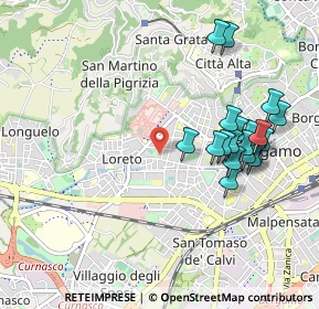 Mappa 24128 Bergamo BG, Italia (1.003)