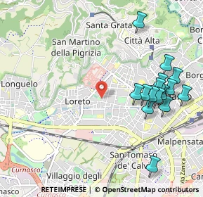 Mappa 24128 Bergamo BG, Italia (1.138)