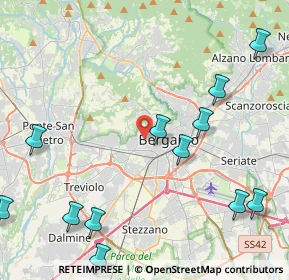Mappa 24128 Bergamo BG, Italia (5.74077)