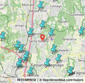 Mappa Via Varese, 21040 Oggiona Con Santo Stefano VA, Italia (2.7305)