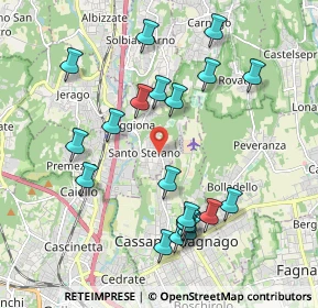 Mappa Via Varese, 21040 Oggiona Con Santo Stefano VA, Italia (2.0405)