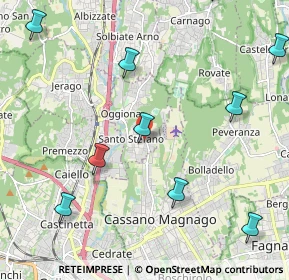 Mappa Via Varese, 21040 Oggiona Con Santo Stefano VA, Italia (3.06154)
