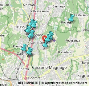 Mappa Via Varese, 21040 Oggiona Con Santo Stefano VA, Italia (1.39714)