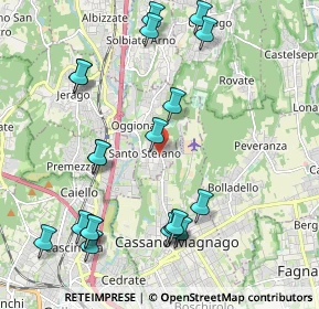 Mappa Via Varese, 21040 Oggiona Con Santo Stefano VA, Italia (2.3645)