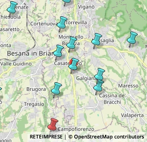 Mappa Via E.Vismara, 23880 Casatenovo LC, Italia (2.30154)