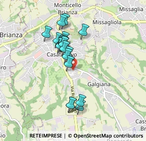 Mappa Via E.Vismara, 23880 Casatenovo LC, Italia (0.749)