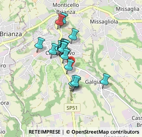 Mappa Via E.Vismara, 23880 Casatenovo LC, Italia (0.601)