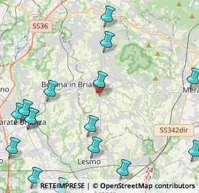 Mappa Via E.Vismara, 23880 Casatenovo LC, Italia (6.547)