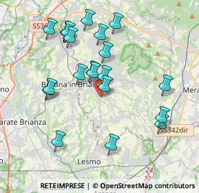 Mappa Via E.Vismara, 23880 Casatenovo LC, Italia (3.8145)