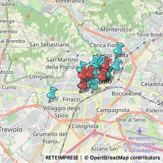 Mappa Via Luciano Manara, 24122 Bergamo BG, Italia (0.946)
