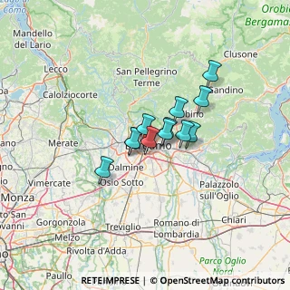 Mappa Via Luciano Manara, 24122 Bergamo BG, Italia (7.7725)