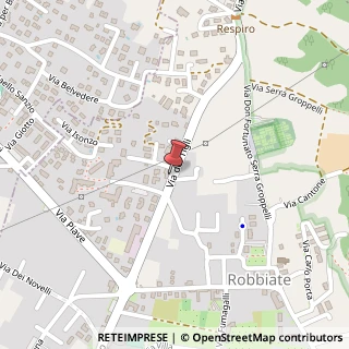 Mappa Via dei Tigli, 21, 23899 Robbiate, Lecco (Lombardia)