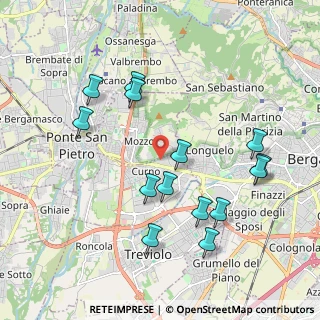 Mappa Via Trento, 24030 Curno BG, Italia (2.03571)