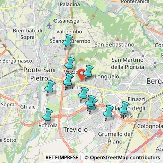 Mappa Via Trento, 24030 Curno BG, Italia (1.62583)