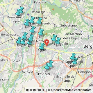 Mappa Via Trento, 24030 Curno BG, Italia (2.11316)