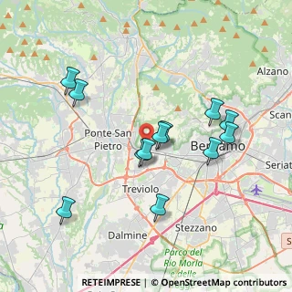 Mappa Via Trento, 24030 Curno BG, Italia (3.54417)