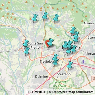 Mappa Via Trento, 24030 Curno BG, Italia (3.83222)