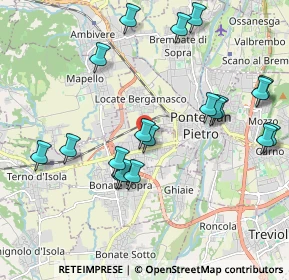 Mappa Via Magg. Salvatore Fortunato, 24030 Palazzago BG, Italia (2.12895)