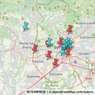 Mappa Via Guglielmo Lochis, 24129 Bergamo BG, Italia (3.09214)