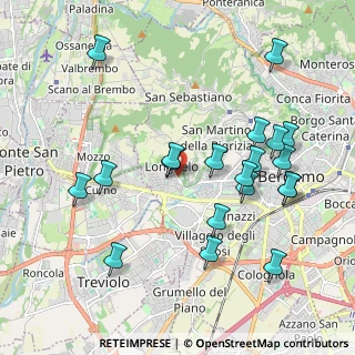 Mappa Via Guglielmo Lochis, 24129 Bergamo BG, Italia (2.1055)