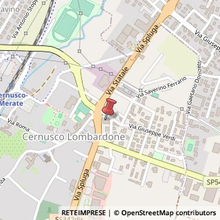 Mappa Via Giuseppe Verdi, 2, 23870 Cernusco Lombardone, Lecco (Lombardia)